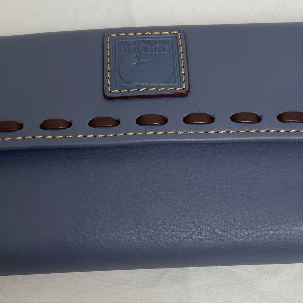 Dooney & Bourke Florentine Clutch - Steel Blue New with Tag